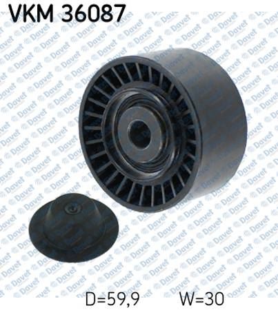 SKF VKM 36087 Alternator V Kayis Gergi Rulmani Qashqai Xtrail Dacia Dokker 1.2 12> Duster Lodgy Logan Sandero